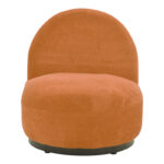 Πολυθρόνα Zenny pakoworld υφασμα terracotta 64x85x68εκ - Image 3
