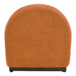 Πολυθρόνα Zenny pakoworld υφασμα terracotta 64x85x68εκ - Image 4