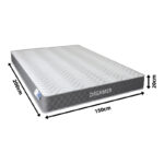 Στρώμα Dreamer pakoworld pocket spring διπλής όψης 20cm 150x200εκ - Image 5