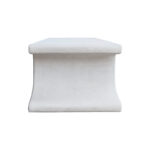 Τραπέζι σαλονιού Nafel pakoworld mdf λευκό 120x60x45εκ - Image 3