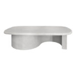 Τραπέζι σαλονιού Verven pakoworld mdf λευκό 120x60x32εκ - Image 2