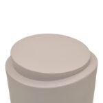 Βοηθητικό τραπέζι Fortox pakoworld MGO cappuccino Φ40x49.5εκ - Image 2