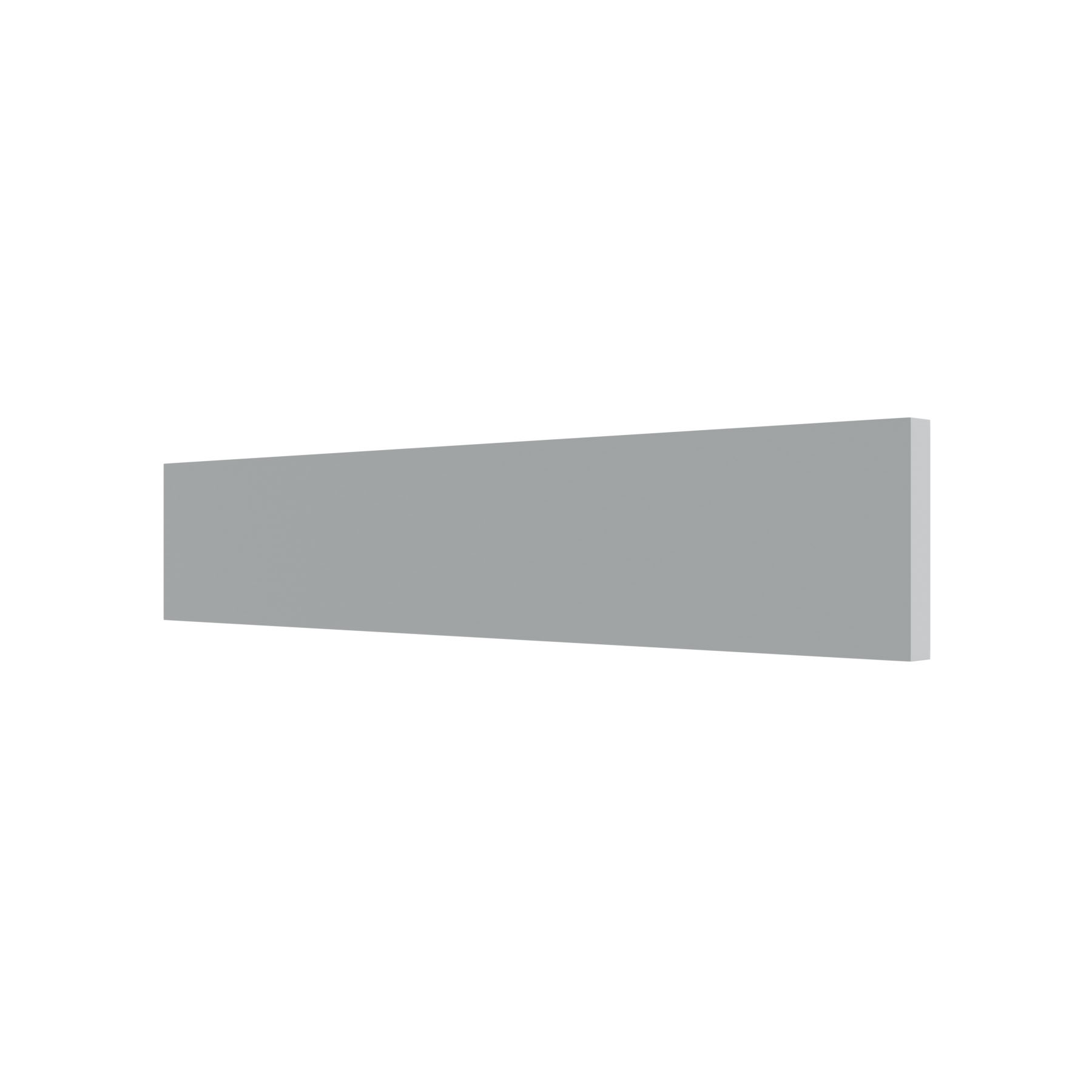 4211 Ξύλινη Μπάζα Γκρι 120x10cm - Image 1