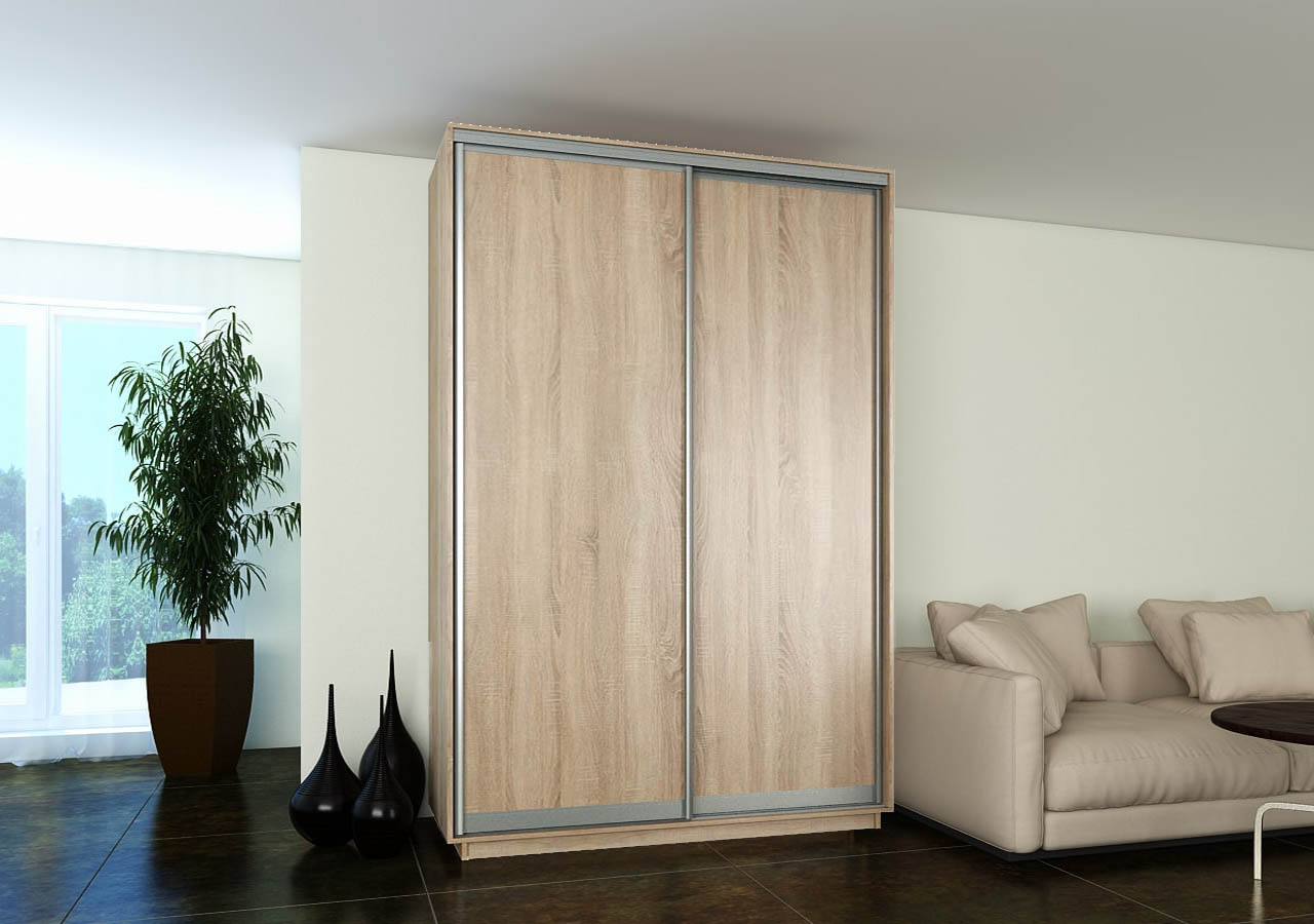 6651 Ντουλάπα Diamont Σονόμα 180x60x220cm - Image 1