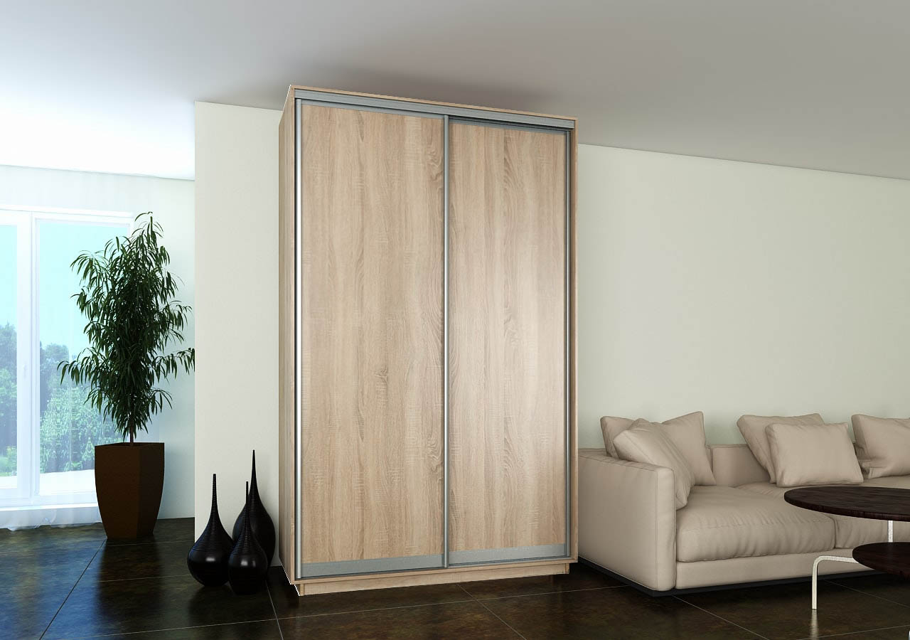 6652 Ντουλάπα Diamont Σονόμα 160x60x220cm - Image 1