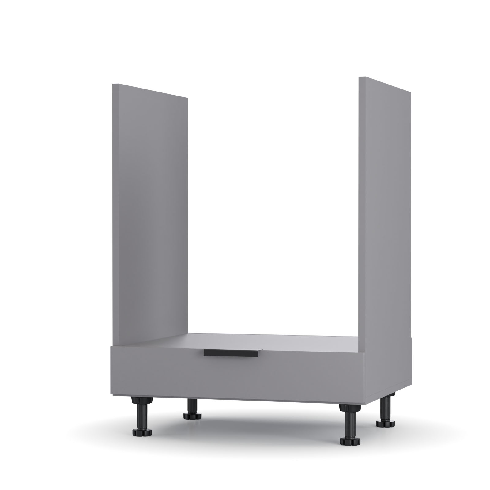 7448 Craft Κάτω Ντουλάπι Φούρνου Γραφίτης 60x48x82cm - Image 1