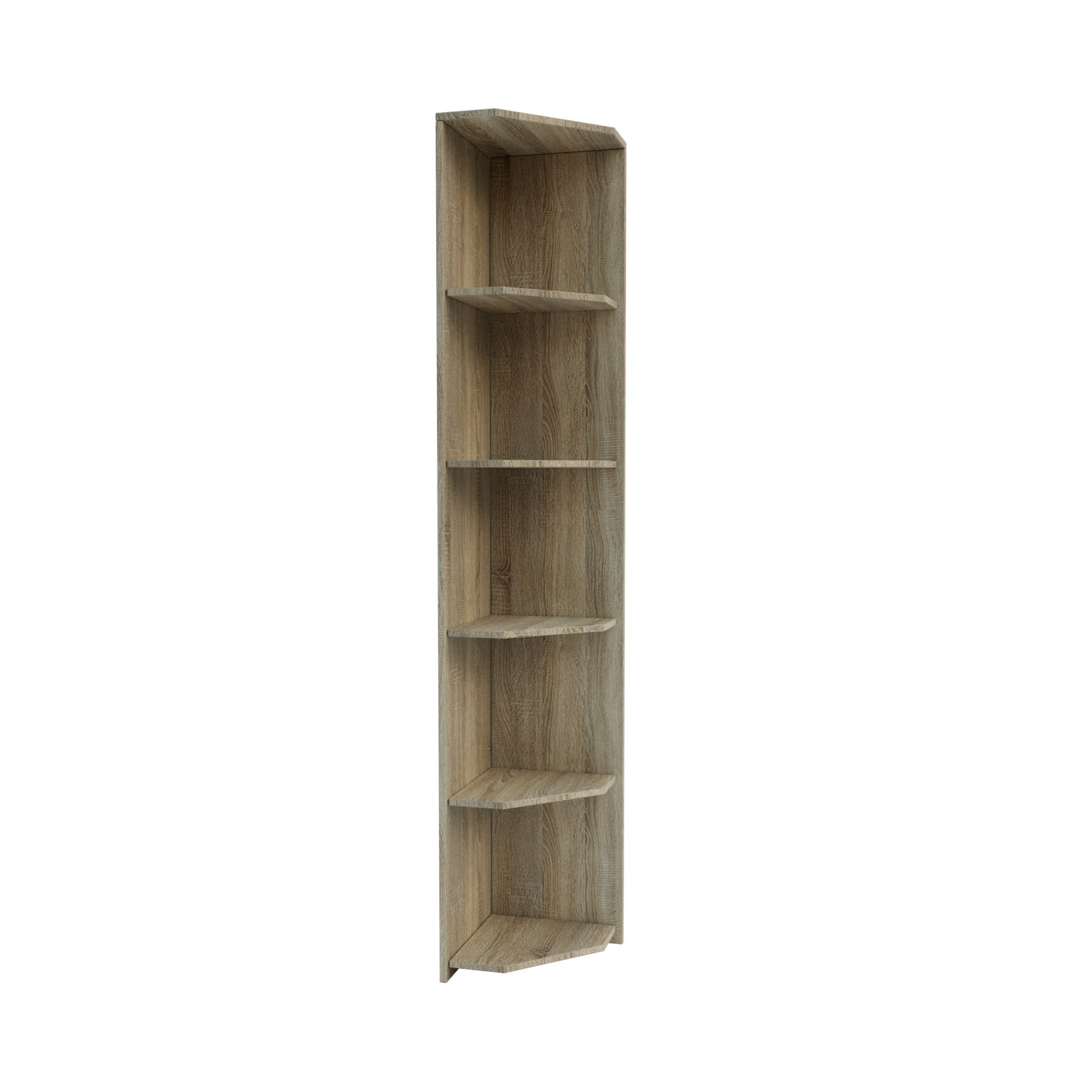 9606 Βιβλιοθήκη Milen 33x33x185.2cm Σονόμα - Image 1