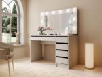 Τουαλέτα με φωτισμό ADA λευκό Kazmir 120x67x11cm
