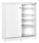 Παπουτσοθήκη ADR-322-BB Antre Λευκή 91x105x37cm - Image 2