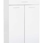 Παπουτσοθήκη ADR-521-BB Antre Λευκή με συρτάρι 73x108x35cm