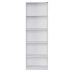 Βιβλιοθήκη KTP-350-BB Modern Λευκή 64x182x26cm
