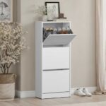 Παπουτσοθήκη SHC-330-BB Flat Λευκό 51x119x26cm (ΠxΥxΒ) - Image 2