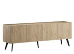 Έπιπλο τηλεόρασης TVC-740-FF Luna Φυσικό Florida 180x63x42cm - Image 2