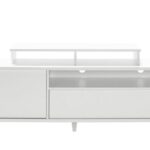 Έπιπλο τηλεόρασης TVR-511-DD Retro Λευκό 150x53x40cm