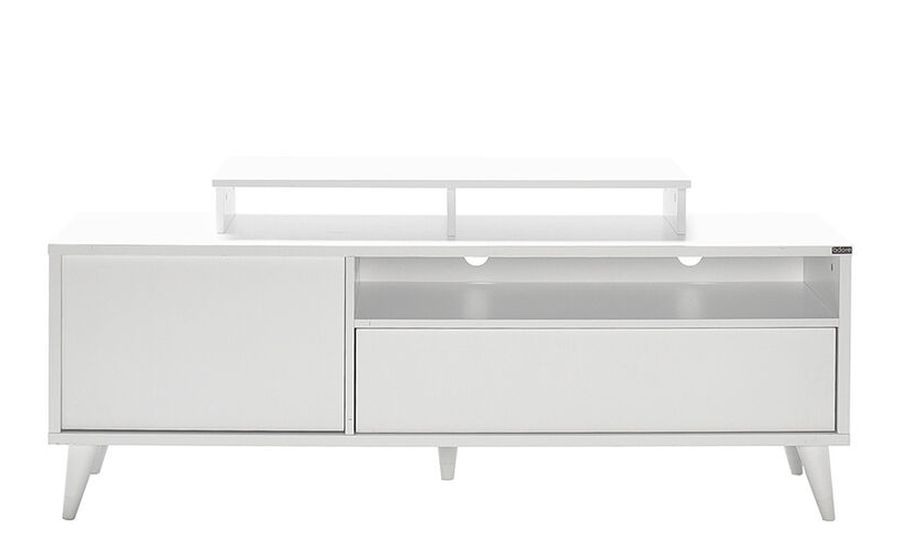 AD_TVR-511-DD-1_3 Έπιπλο τηλεόρασης TVR-511-DD Retro Λευκό 150x53x40cm - Image 1