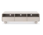 Έπιπλο τηλεόρασης ALBION με συρτάρια Λευκό Kazmir 160x44x39cm
