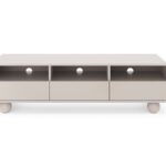 Έπιπλο τηλεόρασης ALBION με συρτάρια Λευκό Kazmir 160x44x39cm