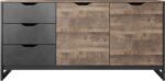 Μπουφές Arden: Sand gragne+matera 161x78.6x39.6cm - Image 2