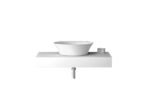 TOP ΒΑΣΗ STONE 60cm χρ WHITE με γκρι νερά S3BTOP-CT1-61WH