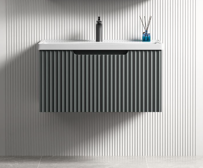 Cabinet-Ophelia-80 ΣΕΤ ΠΑΓΚΟΥ OPHELIA 80cm χρ.CARBON GREY, ΠΟΛΥΑΙΘΥΛΕΝΙΟ (HDPE High Density) - Image 1