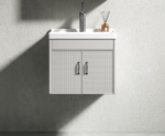 ΣΕΤ ΠΑΓΚΟΥ THALEIA 50cm χρ.SILVER GREY ΠΟΛΥΑΙΘΥΛΕΝΙΟ (HDPE High Density)