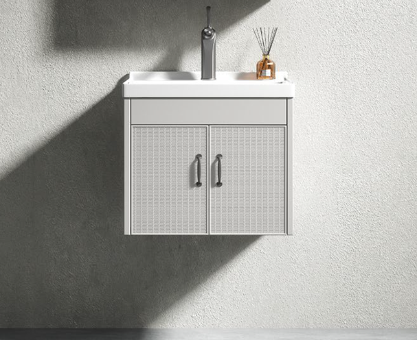 Cabinet-THALEIA-50 ΣΕΤ ΠΑΓΚΟΥ THALEIA 50cm χρ.SILVER GREY ΠΟΛΥΑΙΘΥΛΕΝΙΟ (HDPE High Density) - Image 1