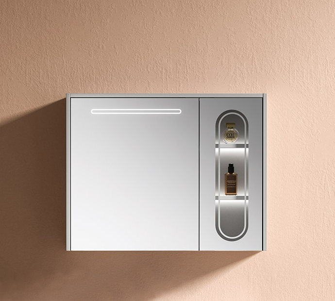 Circe-80-100-mirror ΚΑΘΡΕΦΤΗΣ CIRCE LED 760x660mm χρ.LIGHT GREY - Image 1