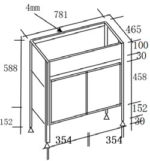 ΣΕΤ ΠΑΓΚΟΥ DRYAS 80cm χρ.SILVER GREY ΠΟΛΥΑΙΘΥΛΕΝΙΟ (HDPE High Density) - Image 3