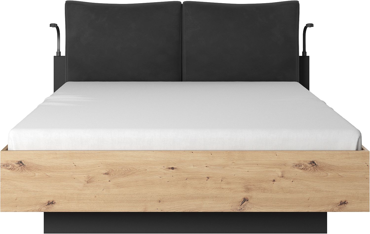Deco_II Κρεβάτι Deco διπλό με αποθηκευτικό χώρο για στρώμα 160x200cm - Image 1