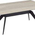 Τραπεζάκι DORI κεραμικό 110x70x40cm χρώμα Kazmir