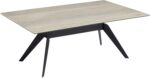 Τραπεζάκι DORI κεραμικό 110x70x40cm χρώμα Kazmir