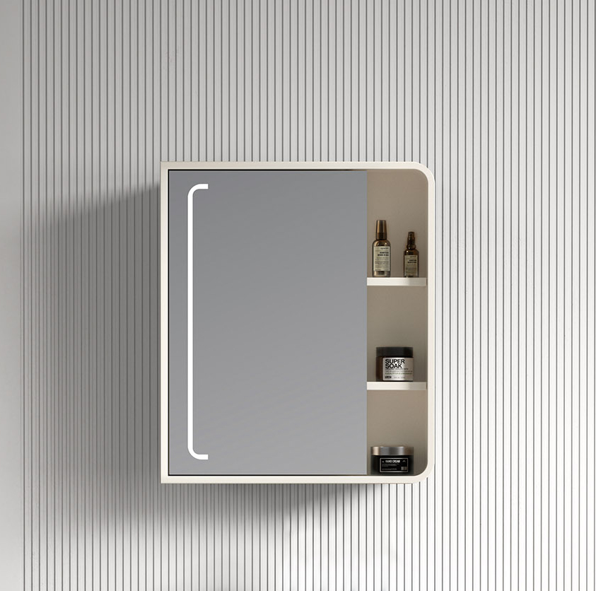 ECHO-60-70-mirror ΚΑΘΡΕΦΤΗΣ ECHO LED 600x660cm χρ.SOFT LEMON - Image 1