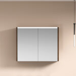 ΚΑΘΡΕΦΤΗΣ ELECTRA LED 760x660mm χρ.WOODEN BROWN