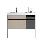 ΣΕΤ ΠΑΓΚΟΥ ELITE 100cm PLYWOOD χρ.SMOKE GREY