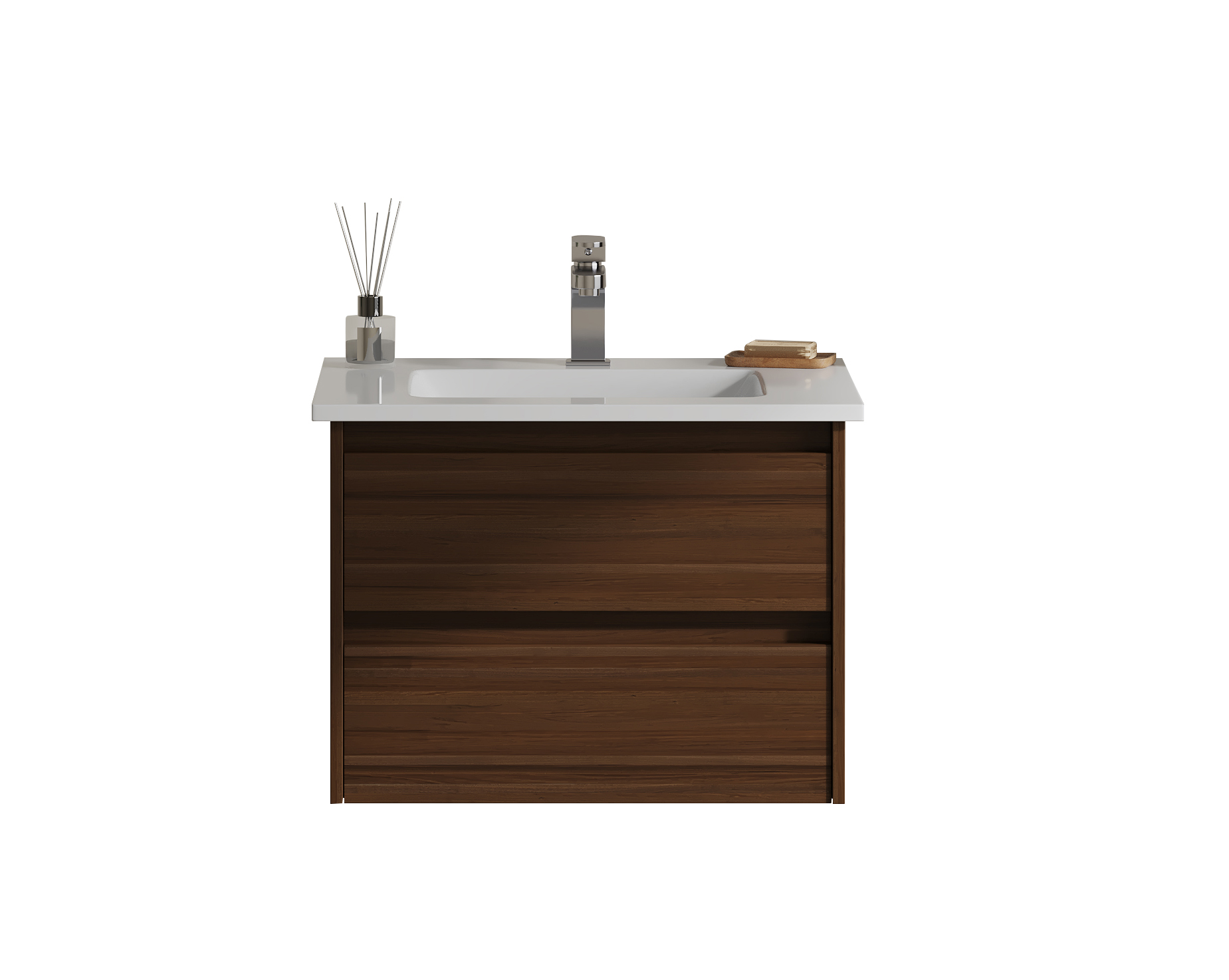 EVELYN-60-1 ΣΕΤ ΠΑΓΚΟΥ EVELYN 60cm χρ.BROWN S3BEVE060BR - Image 1