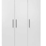 Ντουλάπα GRD-631-BB Λευκή 103x187x52cm