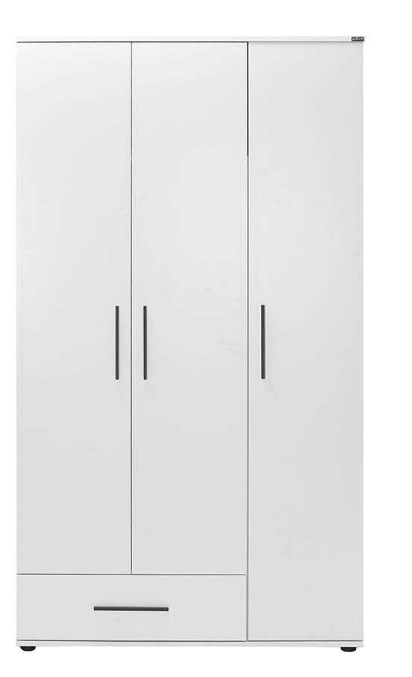 GRD-631-BB-2b Ντουλάπα GRD-631-BB Λευκή 103x187x52cm - Image 1