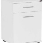 Κομοδίνο KMD-511-BB Trendline Λευκό 40x57x39cm