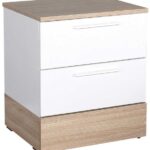 Κομοδίνο KMD-820-MB Base Λευκό 45x52x40cm