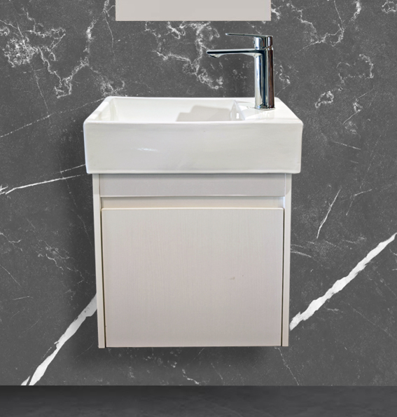 Karen-45-White Σετ Πάγκου KAREN 45cm χρ.WHITE S3BKAR045WH - Image 1