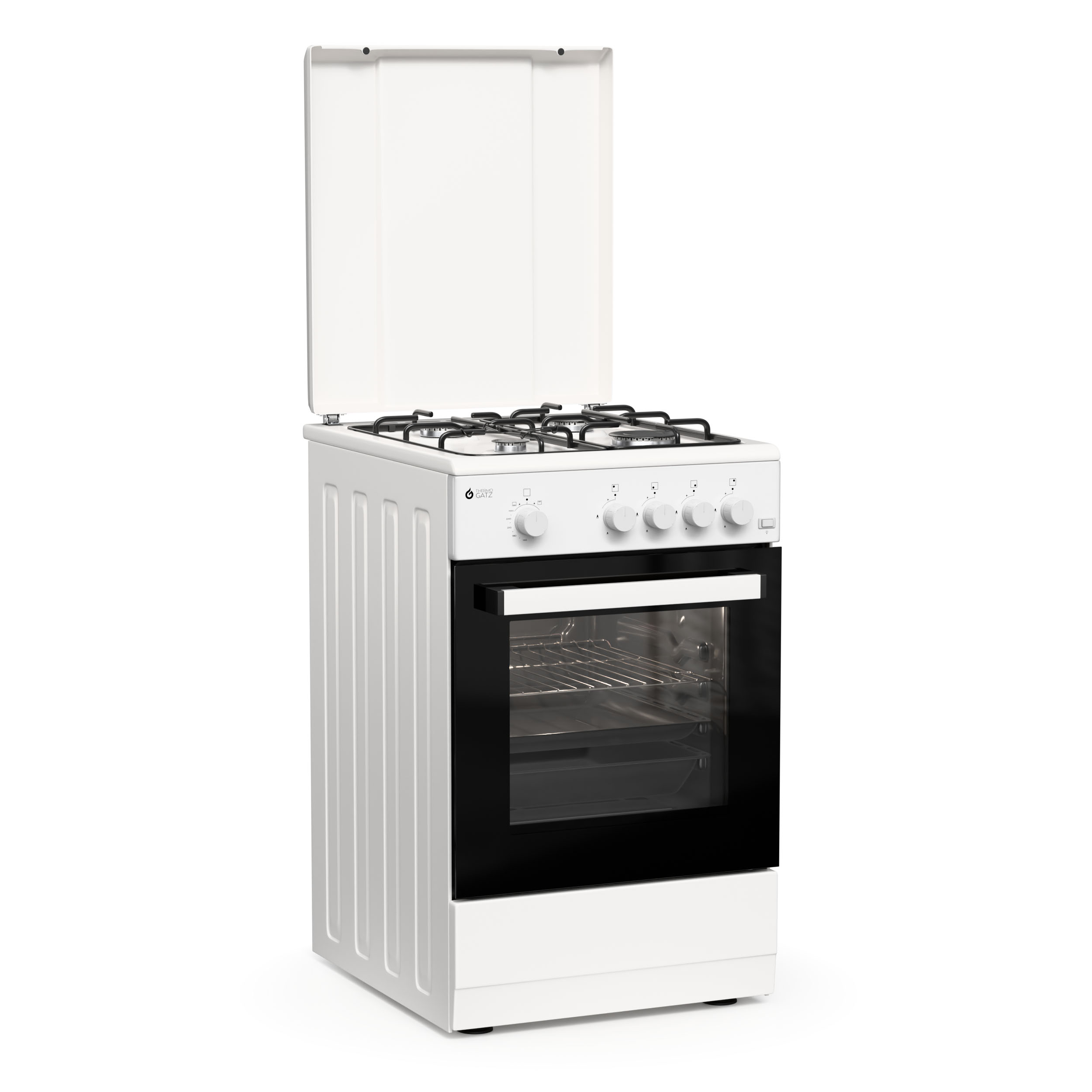 Kouzina_Aeriou_-_Gas_Cooker_TGS_151_WH_Thermogatz__2__1733827389 ΚΟΥΖΙΝΑ ΑΕΡΙΟΥ TGS 151 WH - Image 1