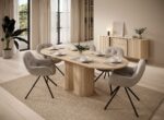 Τραπέζι LOVI φυσικό cremona 180-220x76x90cm - Image 2