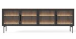 Έπιπλο τηλεόρασης Lumi Καρυδιά 181x62x39cm