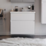 Πάγκος MALAGA Λευκό MDF 18mm Λάκα 65 S3BMAL065WHT 65x45.5x72cm