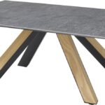 Τραπεζάκι ΜΙΑ κεραμικό γραφίτης 110x70x40cm