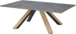 Τραπεζάκι ΜΙΑ κεραμικό γραφίτης 110x70x40cm
