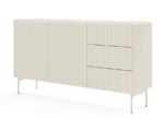 Μπουφές Muti με συρτάρια Λευκό Kazmir 147x81x40cm - Image 2