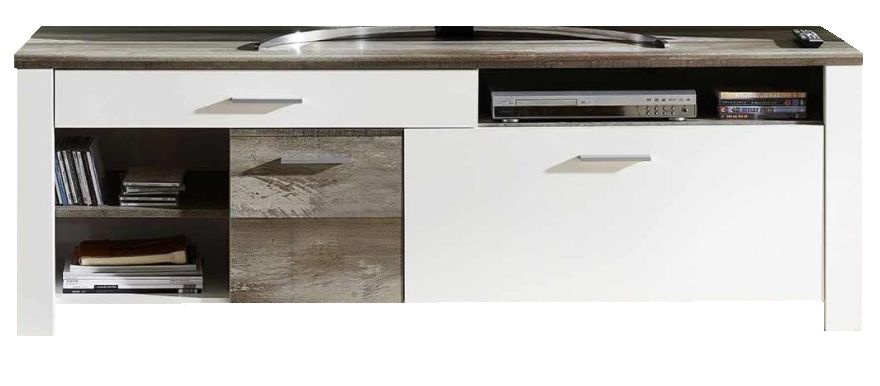 Mateo_BTV-1 Έπιπλο τηλεόρασης Mateo λευκό 179x61x48cm - Image 1