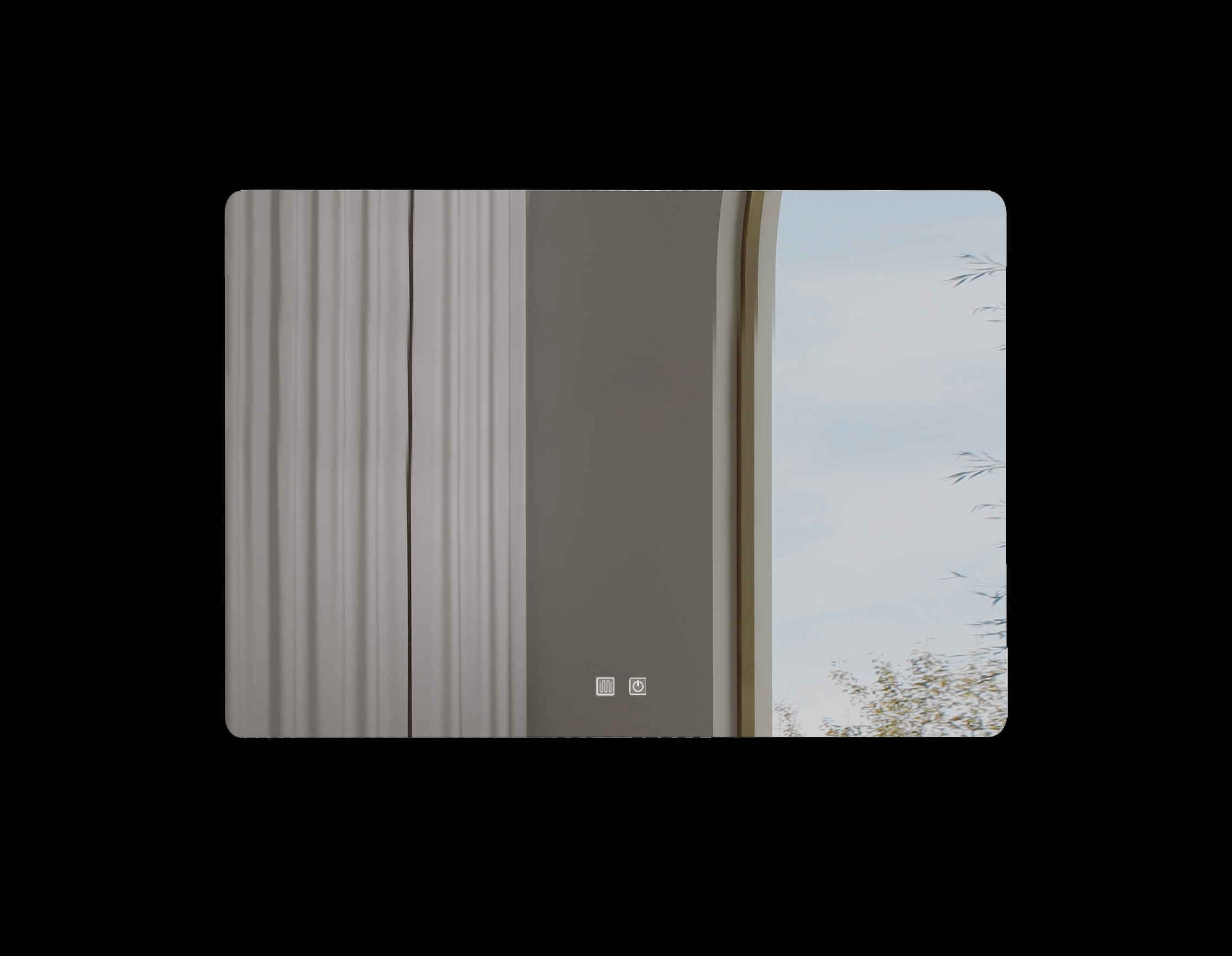 Merilyn10070 ΚΑΘΡΕΦΤΗΣ MERILYN LED 100cm 3MMER100LED - Image 1