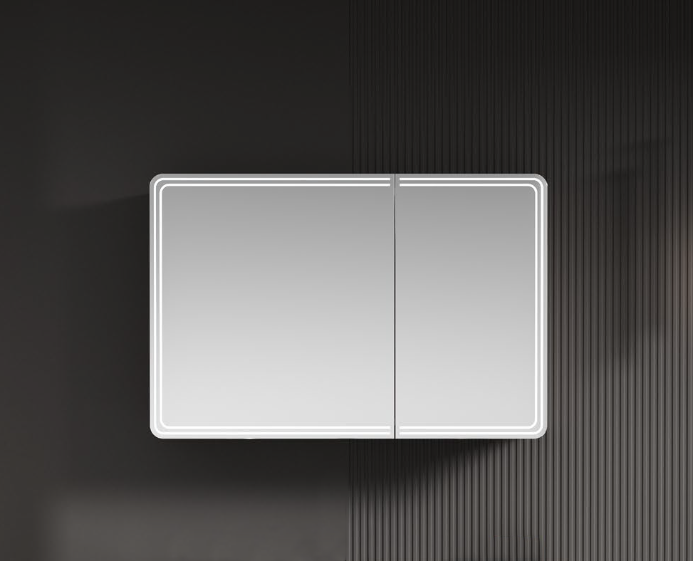 Mirror-Roxana ΚΑΘΡΕΦΤΗΣ ROXANA LED 900x700mm χρ.IVORY YELLOW, ΠΟΛΥΑΙΘΥΛΕΝΙΟ (HDPE High Density) - Image 1
